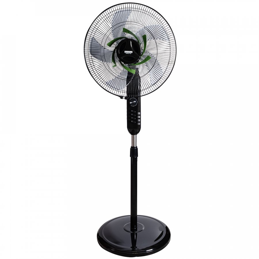 Aromatech 80W Standing Fan – Black & Green