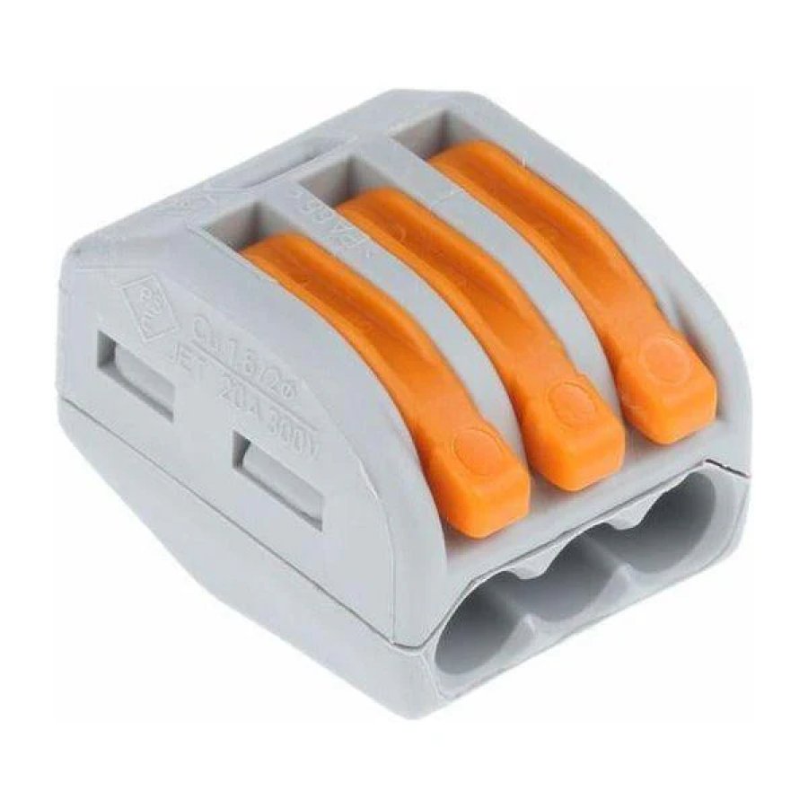 Aromatech 3 Way Electrical Wire Push-in Connector