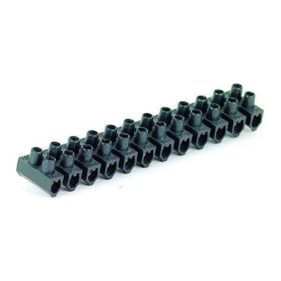 Aromatech 15A Black 12 Way Strip Connector