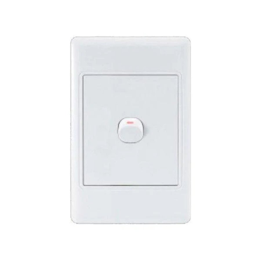Aromatech Ausma 1 Lever Light Switch White